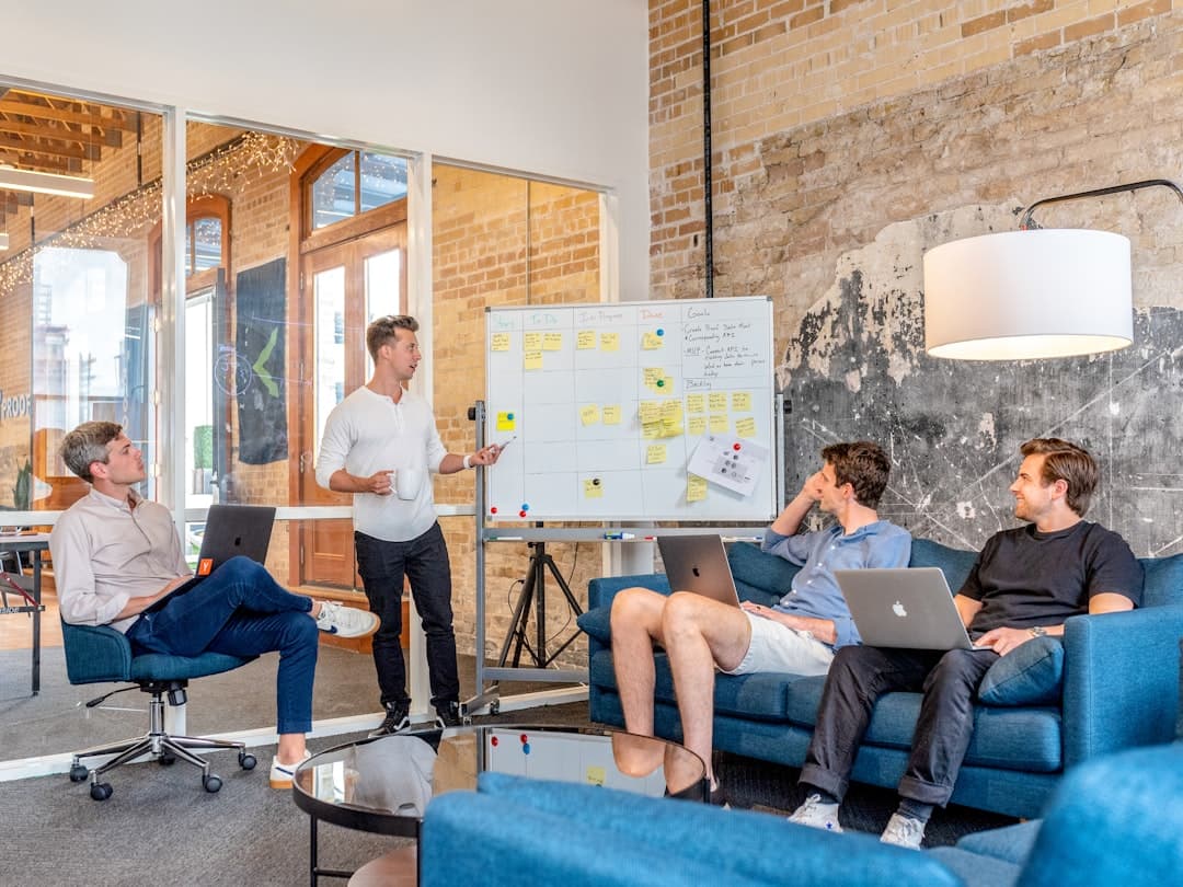 Business professionals in a meeting